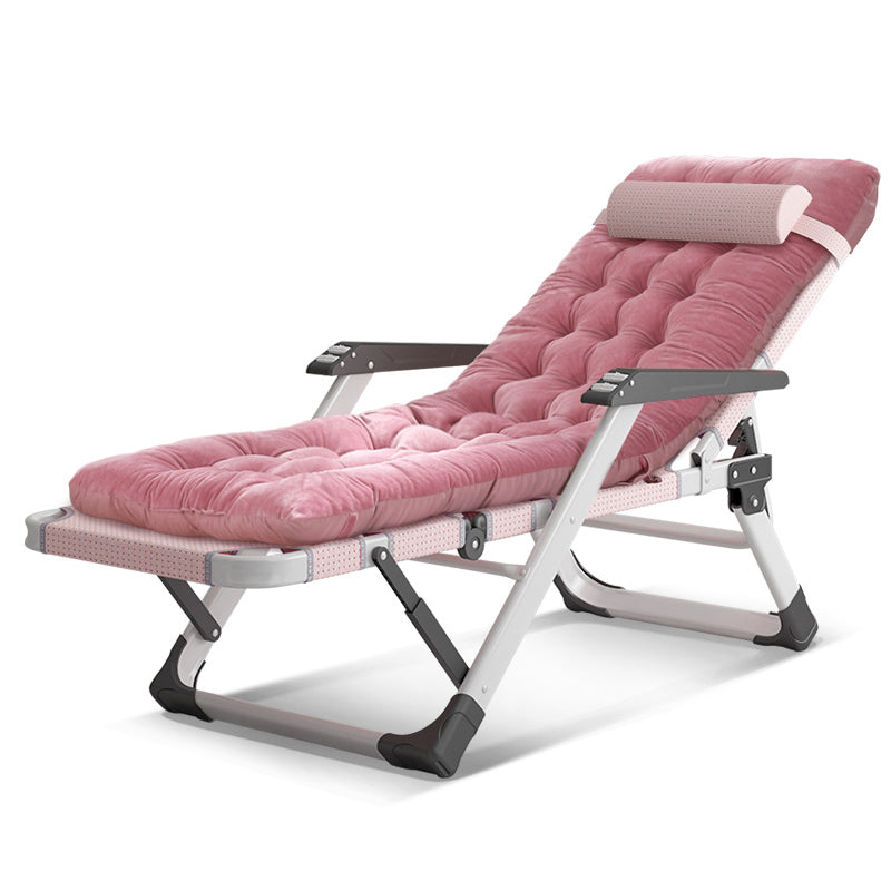 Sedia reclinabile contemporanea con movimento del piede indipendente e blocco della posizione