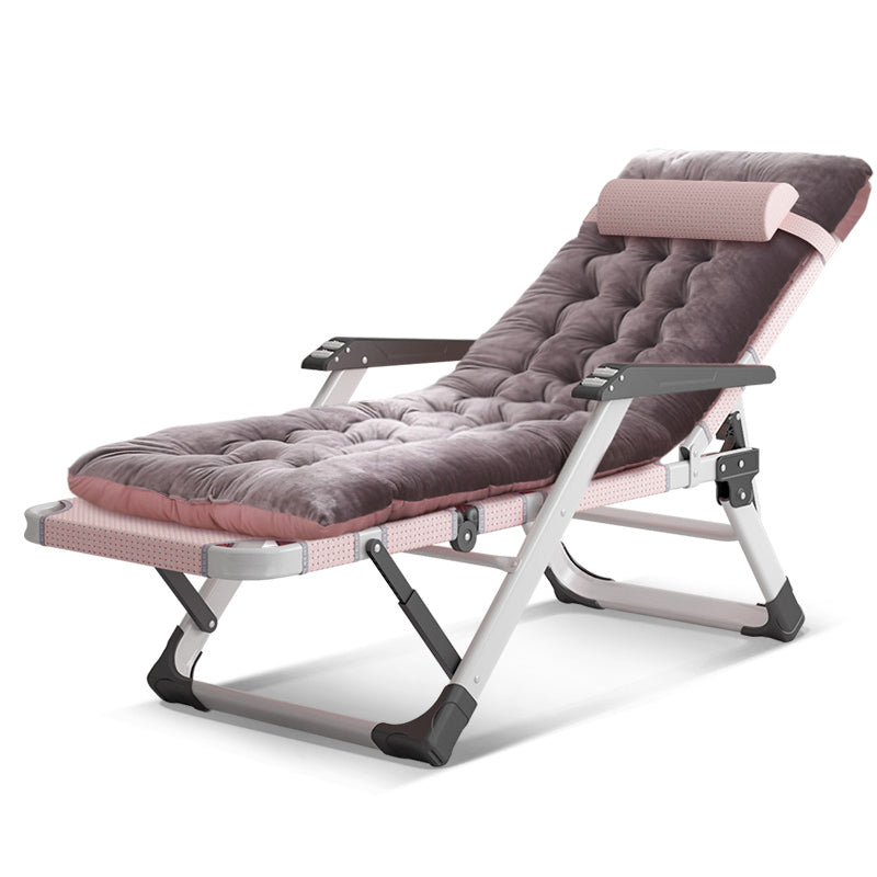 Sedia reclinabile contemporanea con movimento del piede indipendente e blocco della posizione