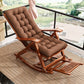 Contemporary Recliner Chair with Arms and Legs Position Lock Chair Rocking Chair & Cushion Brown Clearhalo 'Chairs & Seating' 'furn' 'furn_recliners' 'Furniture' 'Living Room Furniture' 'Recliners' 7792968