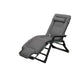 Ergonimic Recliner in Contemporary Black Metal Base with Tufted Back Deck Chair Houndstooth pattern Clearhalo 'Chairs & Seating' 'furn' 'furn_recliners' 'Furniture' 'Living Room Furniture' 'Recliners' 7793130