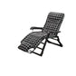 Ergonimic Recliner in Contemporary Black Metal Base with Tufted Back Recliner & Cushion Black White Clearhalo 'Chairs & Seating' 'furn' 'furn_recliners' 'Furniture' 'Living Room Furniture' 'Recliners' 7793136