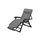 Ergonimic Recliner in Contemporary Black Metal Base with Tufted Back Recliner & Cushion & Head Support Black Houndstooth Clearhalo 'Chairs & Seating' 'furn' 'furn_recliners' 'Furniture' 'Living Room Furniture' 'Recliners' 7793154
