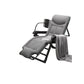 Ergonimic Recliner in Contemporary Black Metal Base with Tufted Back Recliner & Blanket & Head Support & Mobile Phone Holder Light Grey Clearhalo 'Chairs & Seating' 'furn' 'furn_recliners' 'Furniture' 'Living Room Furniture' 'Recliners' 7793157