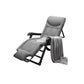 Ergonimic Recliner in Contemporary Black Metal Base with Tufted Back Recliner&Blanket&Cushion &Head Surpport&Fixed Head Restraint Light Grey Clearhalo 'Chairs & Seating' 'furn' 'furn_recliners' 'Furniture' 'Living Room Furniture' 'Recliners' 7793164