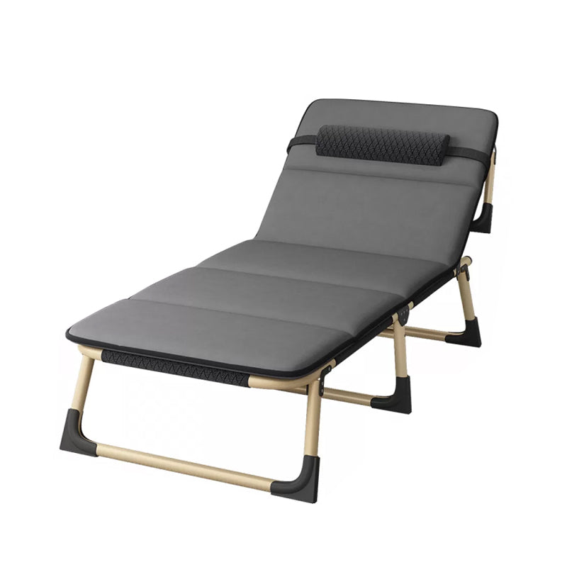 Sedia reclinabile contemporanea in metallo colore solido nessuna serratura