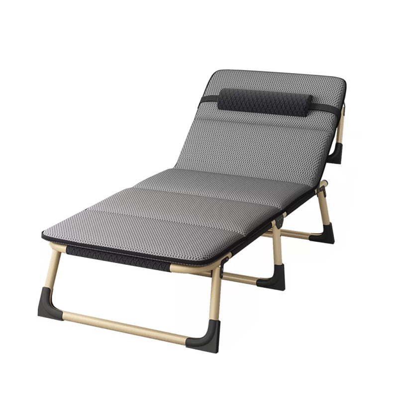 Eigentijdse recliner stoel metalen vaste kleur geen bewegingspositie vergrendeling