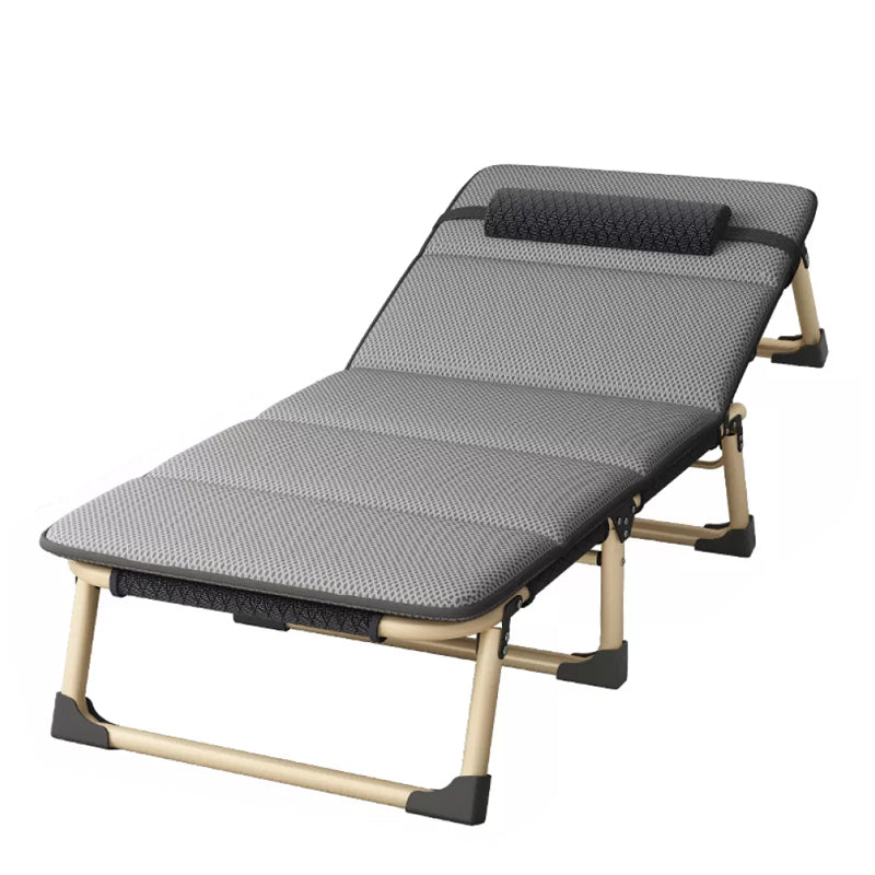 Sedia reclinabile contemporanea in metallo colore solido nessuna serratura