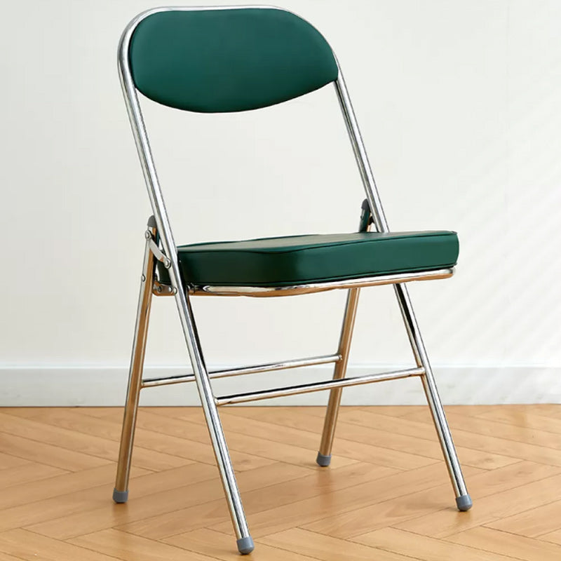 Contemporary Solid Color Standard Recliner Metal Single with Legs Faux Leather Dark Green Clearhalo 'Chairs & Seating' 'furn' 'furn_recliners' 'Furniture' 'Living Room Furniture' 'Recliners' 7793489