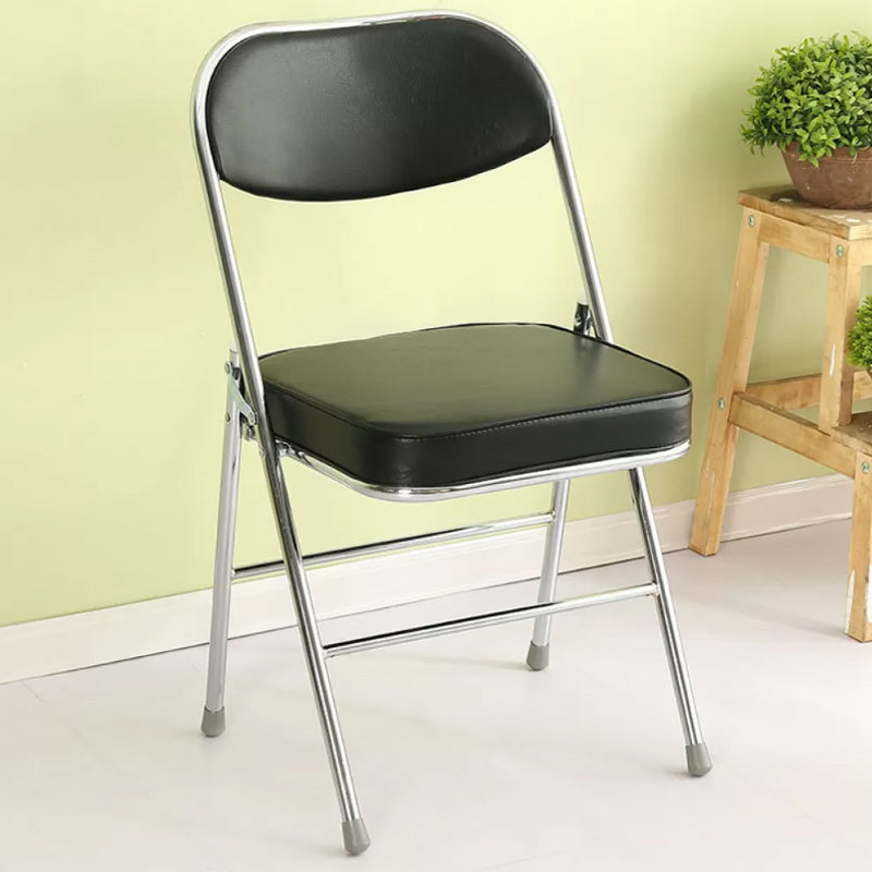 Contemporary Solid Color Standard Recliner Metal Single with Legs Faux Leather Matte Black Clearhalo 'Chairs & Seating' 'furn' 'furn_recliners' 'Furniture' 'Living Room Furniture' 'Recliners' 7793494