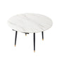 White Contemporary Rectangular and Round Easy Folding Dining Table Clearhalo 'Dining Tables & Seating' 'Dining Tables' 'dining_table' 'furn' 'furn_dining_table' 'Furniture' 'Kitchen & Dining Furniture' 7793514