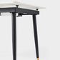 White Contemporary Rectangular and Round Easy Folding Dining Table Clearhalo 'Dining Tables & Seating' 'Dining Tables' 'dining_table' 'furn' 'furn_dining_table' 'Furniture' 'Kitchen & Dining Furniture' 7793517