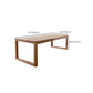 Modern Natural Pine Rectangular Top Dining Table with 4 Legs Clearhalo 'Dining Tables & Seating' 'Dining Tables' 'dining_table' 'furn' 'furn_dining_table' 'Furniture' 'Kitchen & Dining Furniture' 7793562