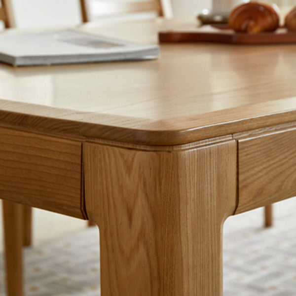 Contemporary Rectangular Solid Wood Dining Table with 4 Foot Clearhalo 'Dining Tables & Seating' 'Dining Tables' 'dining_table' 'furn' 'furn_dining_table' 'Furniture' 'Kitchen & Dining Furniture' 7793621