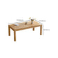 Contemporary Rectangular Solid Wood Dining Table with 4 Foot Clearhalo 'Dining Tables & Seating' 'Dining Tables' 'dining_table' 'furn' 'furn_dining_table' 'Furniture' 'Kitchen & Dining Furniture' 7793626
