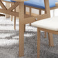 Contemporary Rectangular Wooden Dining Table with 4 Metal Foot Clearhalo 'Dining Tables & Seating' 'Dining Tables' 'dining_table' 'furn' 'furn_dining_table' 'Furniture' 'Kitchen & Dining Furniture' 7793710