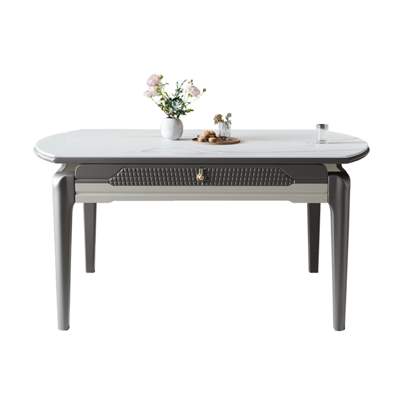 1/5/7/9 Piezas Juego de comedor de acero inoxidable blanco para el hogar