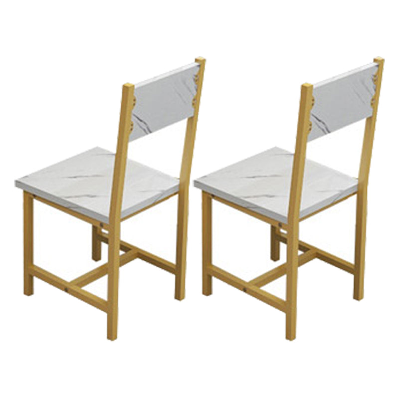 1/2/3/5 piezas de forma rectangular mesa de comedor y silla