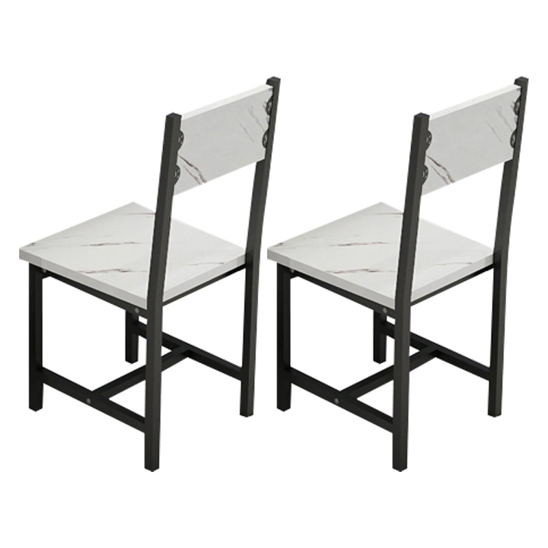 1/2/3/5 piezas de forma rectangular mesa de comedor y silla