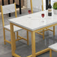 1/2/3/5 piezas de forma rectangular mesa de comedor y silla