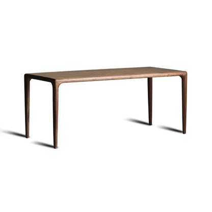 1/4/5ピースソリッドウッドダイニングルームテーブルと茶色の椅子セット