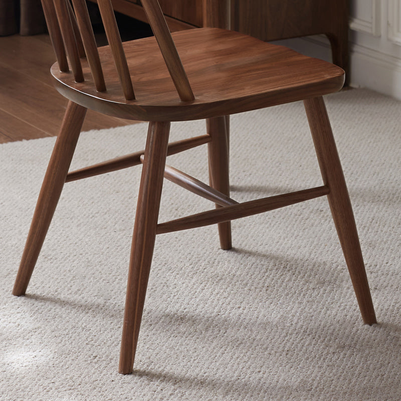 Sedie da pranzo a bracciale senza aree con legno contemporaneo (set di 1/2/4/6/8)