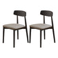 Contemporary Wood Open Back Armless Dining Chairs(Set of 1/2/4/6/8) 2 Piece Set Clearhalo 'Dining Chairs' 'Dining Tables & Seating' 'dining_chair' 'furn' 'furn_dining_chair' 'Furniture' 'Kitchen & Dining Furniture' 7794045