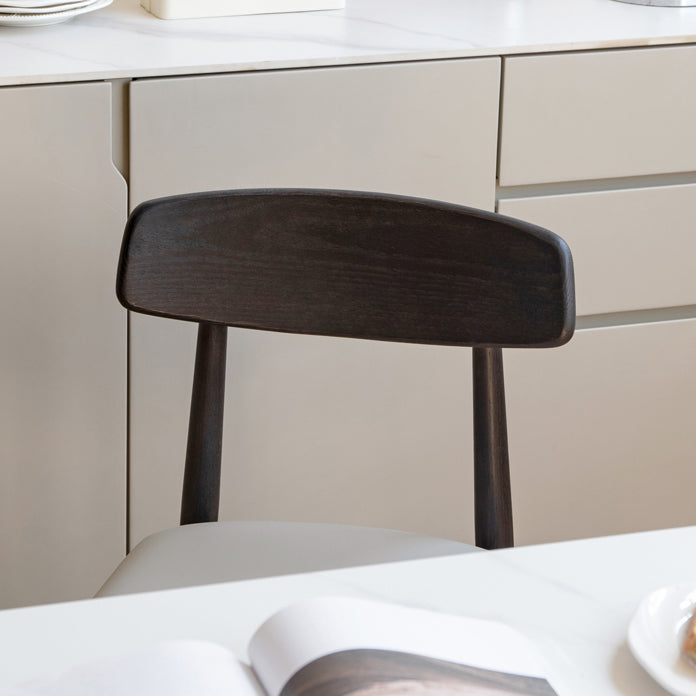 Contemporary Wood Open Back Armless Dining Chairs(Set of 1/2/4/6/8) Clearhalo 'Dining Chairs' 'Dining Tables & Seating' 'dining_chair' 'furn' 'furn_dining_chair' 'Furniture' 'Kitchen & Dining Furniture' 7794055