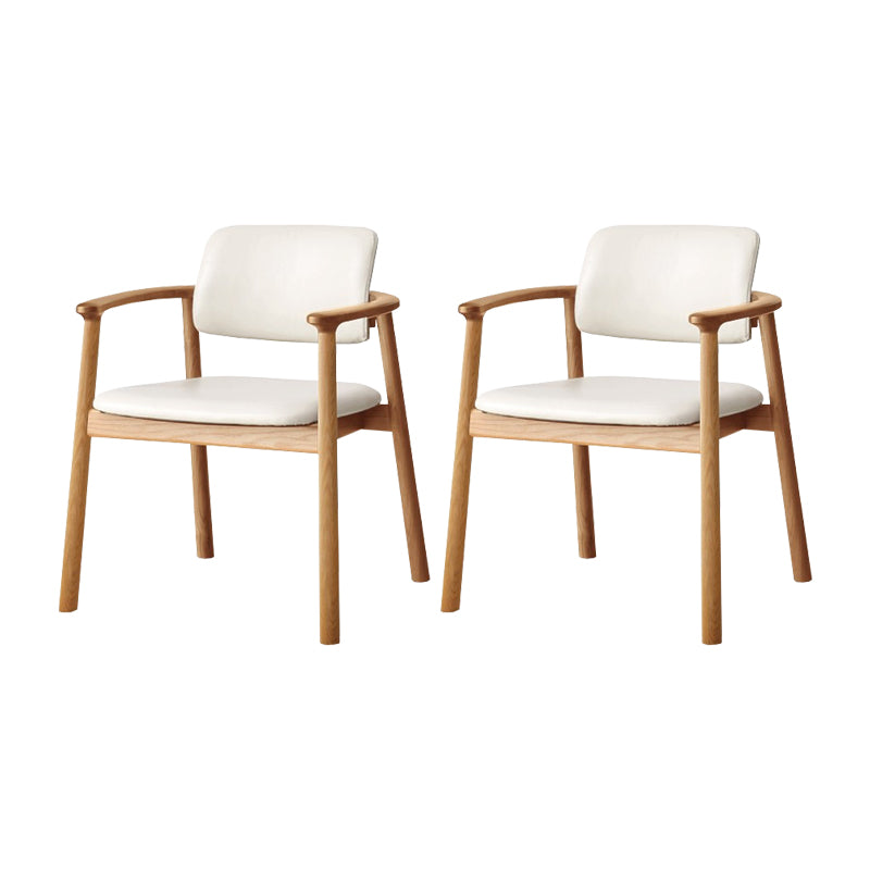 Sedia a braccio sala da pranzo a apertura in legno contemporaneo (set di 1/2/4/6/8)