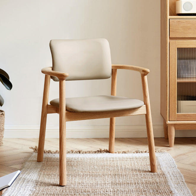 Sedia a braccio sala da pranzo a apertura in legno contemporaneo (set di 1/2/4/6/8)