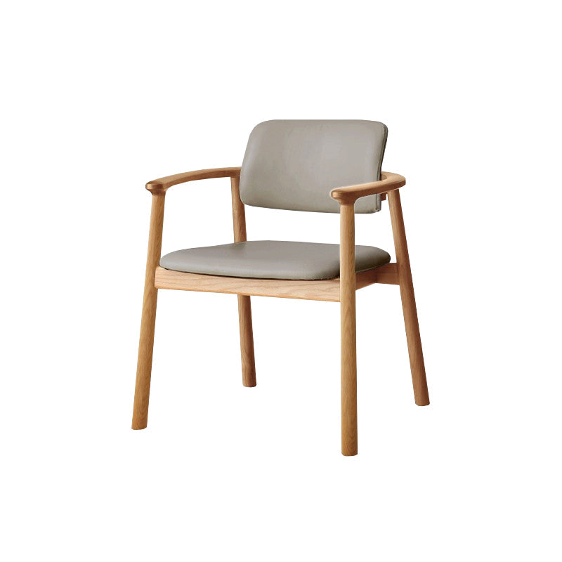 Sedia a braccio sala da pranzo a apertura in legno contemporaneo (set di 1/2/4/6/8)