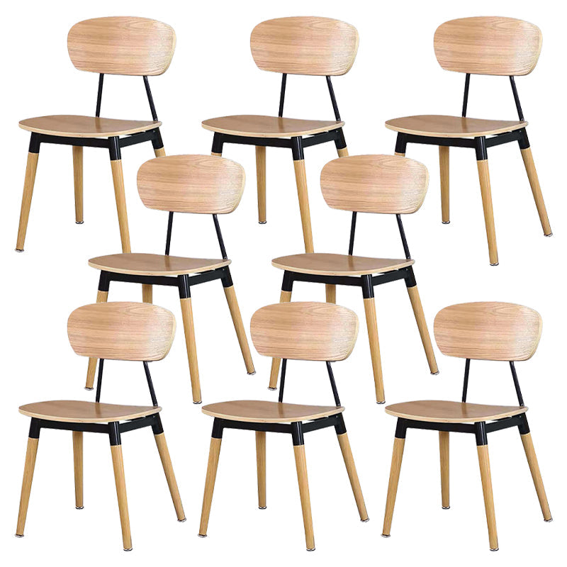 Style contemporain Open Back Rende-Din Dining Claid pour la maison