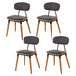 Style contemporain Open Back Rende-Din Dining Claid pour la maison