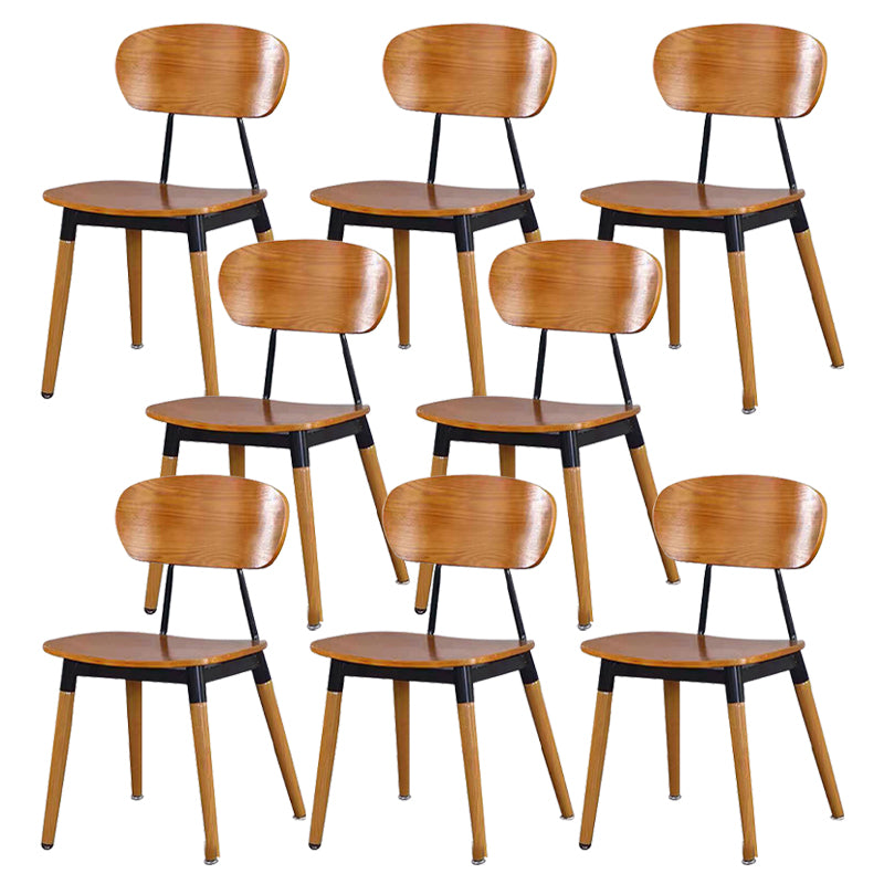 Style contemporain Open Back Rende-Din Dining Claid pour la maison