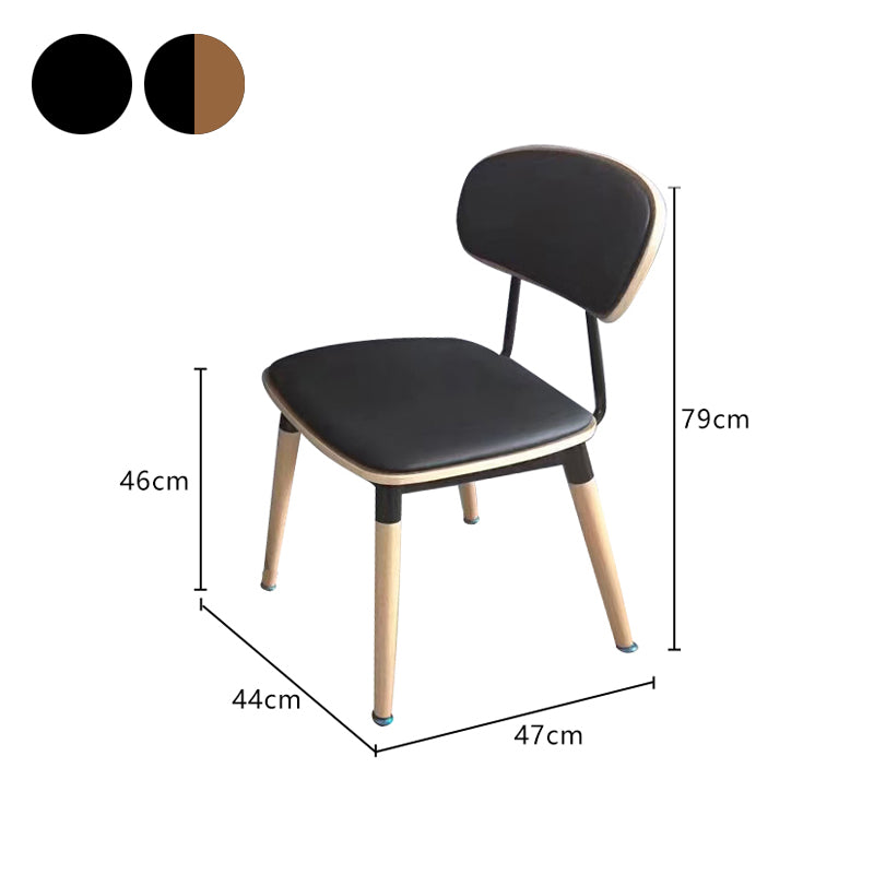 Style contemporain Open Back Rende-Din Dining Claid pour la maison