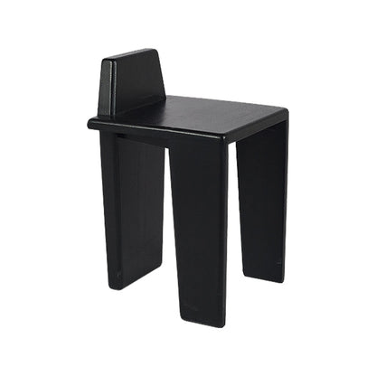 Contemporary Dining Room Solid Wood Parsons Armless Dining Chair Black 1 Piece Clearhalo 'Dining Chairs' 'Dining Tables & Seating' 'dining_chair' 'furn' 'furn_dining_chair' 'Furniture' 'Kitchen & Dining Furniture' 7794261