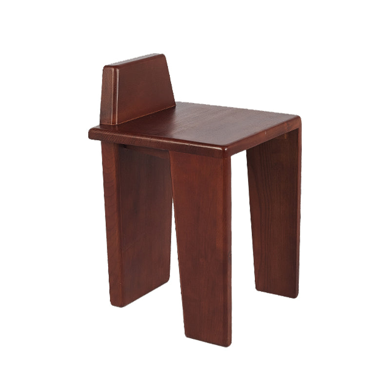 Contemporary Dining Room Solid Wood Parsons Armless Dining Chair Nut-Brown 1 Piece Clearhalo 'Dining Chairs' 'Dining Tables & Seating' 'dining_chair' 'furn' 'furn_dining_chair' 'Furniture' 'Kitchen & Dining Furniture' 7794262