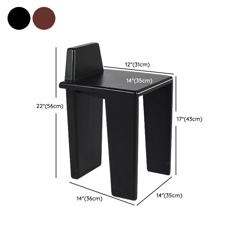 Contemporary Dining Room Solid Wood Parsons Armless Dining Chair Clearhalo 'Dining Chairs' 'Dining Tables & Seating' 'dining_chair' 'furn' 'furn_dining_chair' 'Furniture' 'Kitchen & Dining Furniture' 7794272