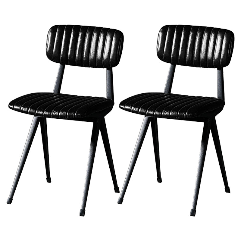 Sala da pranzo contemporanea aperta sedia da pranzo in metallo