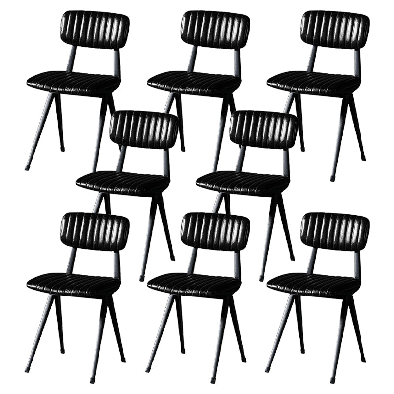 Sala da pranzo contemporanea aperta sedia da pranzo in metallo