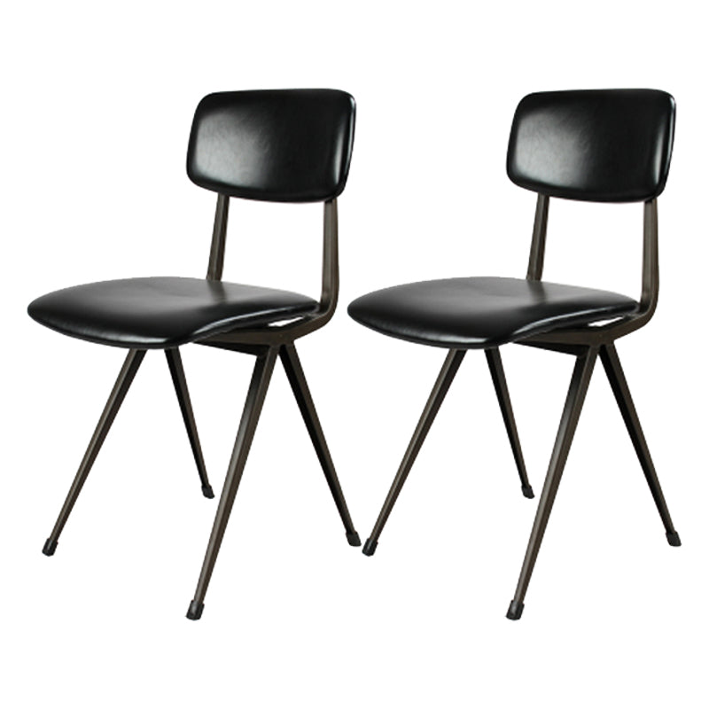 Sala da pranzo contemporanea aperta sedia da pranzo in metallo