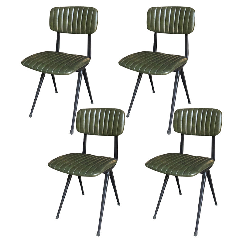 Sala da pranzo contemporanea aperta sedia da pranzo in metallo