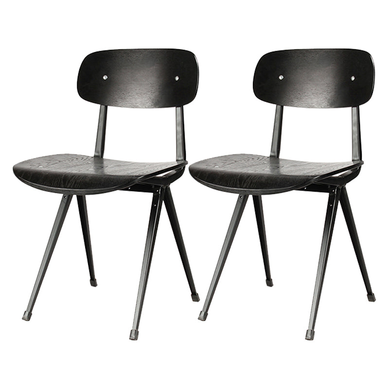 Sala da pranzo contemporanea aperta sedia da pranzo in metallo