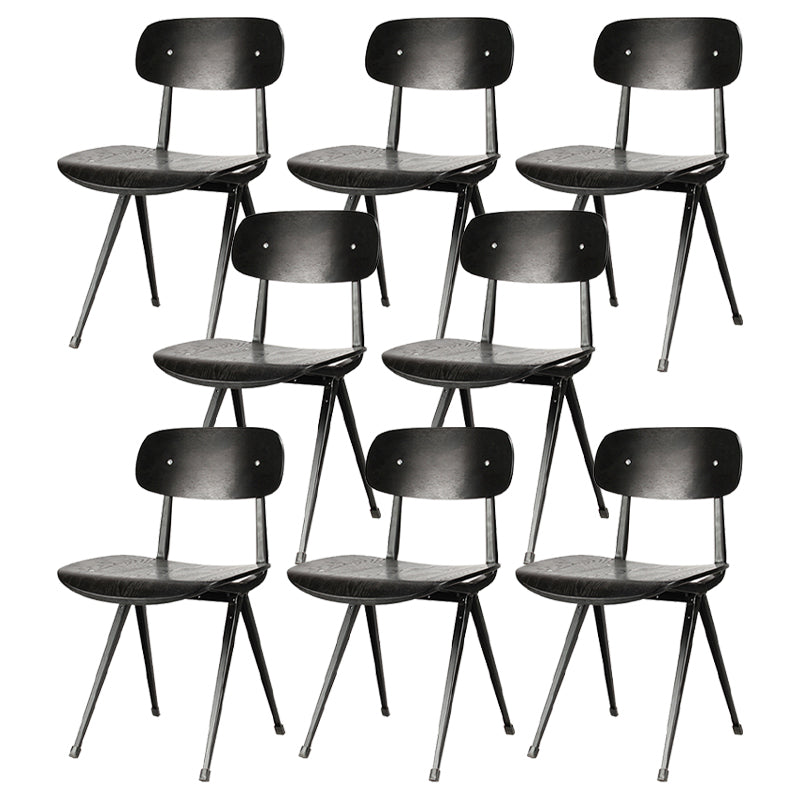 Sala da pranzo contemporanea aperta sedia da pranzo in metallo