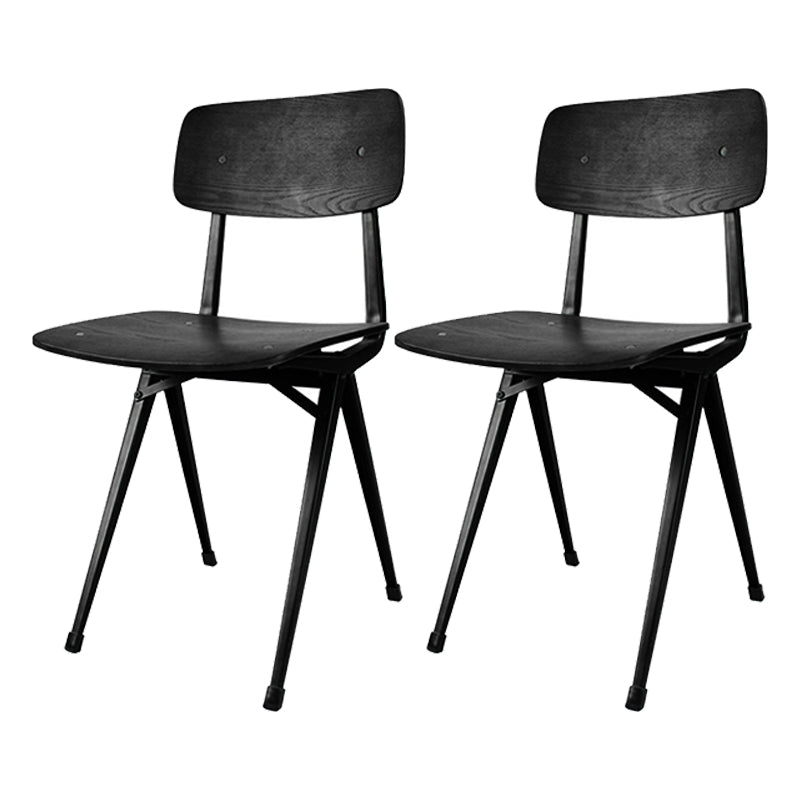 Sala da pranzo contemporanea aperta sedia da pranzo in metallo