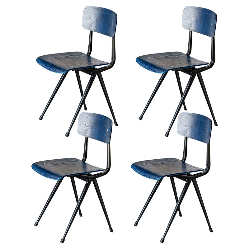 Sala da pranzo contemporanea aperta sedia da pranzo in metallo