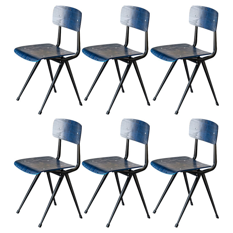 Sala da pranzo contemporanea aperta sedia da pranzo in metallo