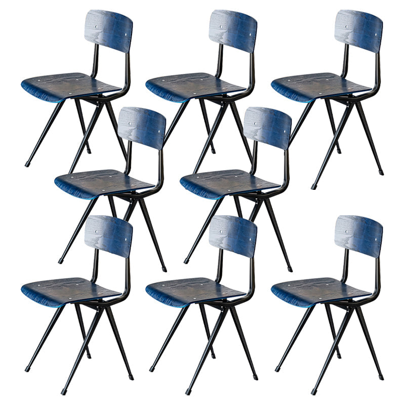 Sala da pranzo contemporanea aperta sedia da pranzo in metallo