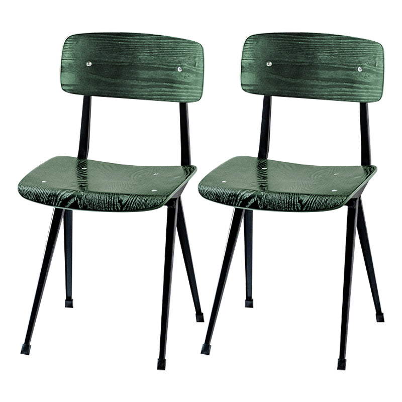 Sala da pranzo contemporanea aperta sedia da pranzo in metallo