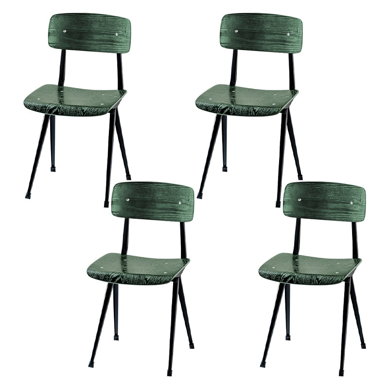 Sala da pranzo contemporanea aperta sedia da pranzo in metallo