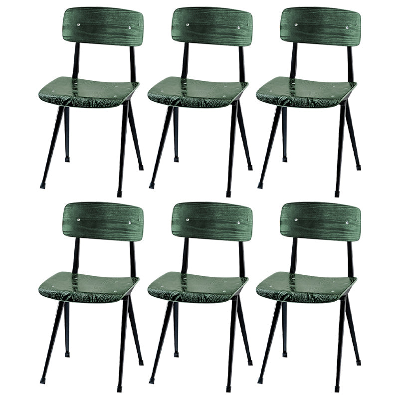 Sala da pranzo contemporanea aperta sedia da pranzo in metallo